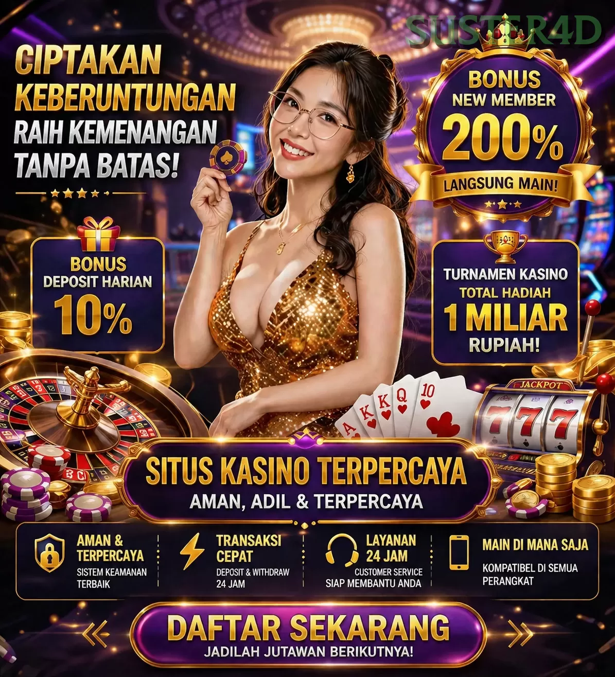 Main suster4dq Menang Jackpot Besar